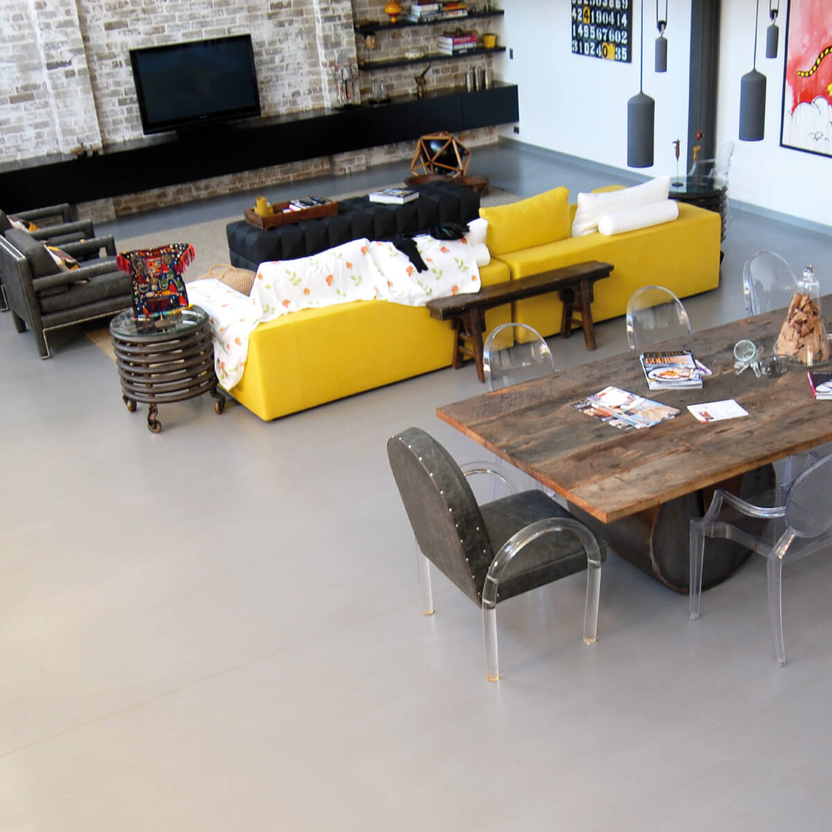 Loft Zemin Kaplama saha fotoğrafı 1