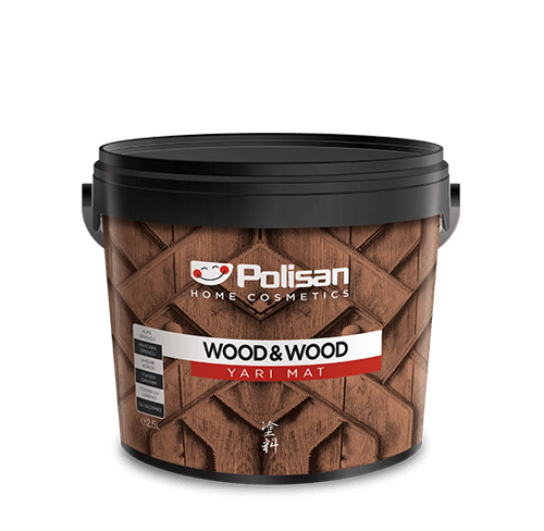 Wood&Wood Anti Aging Ahşap Verniği Yarımat Su Bazlı